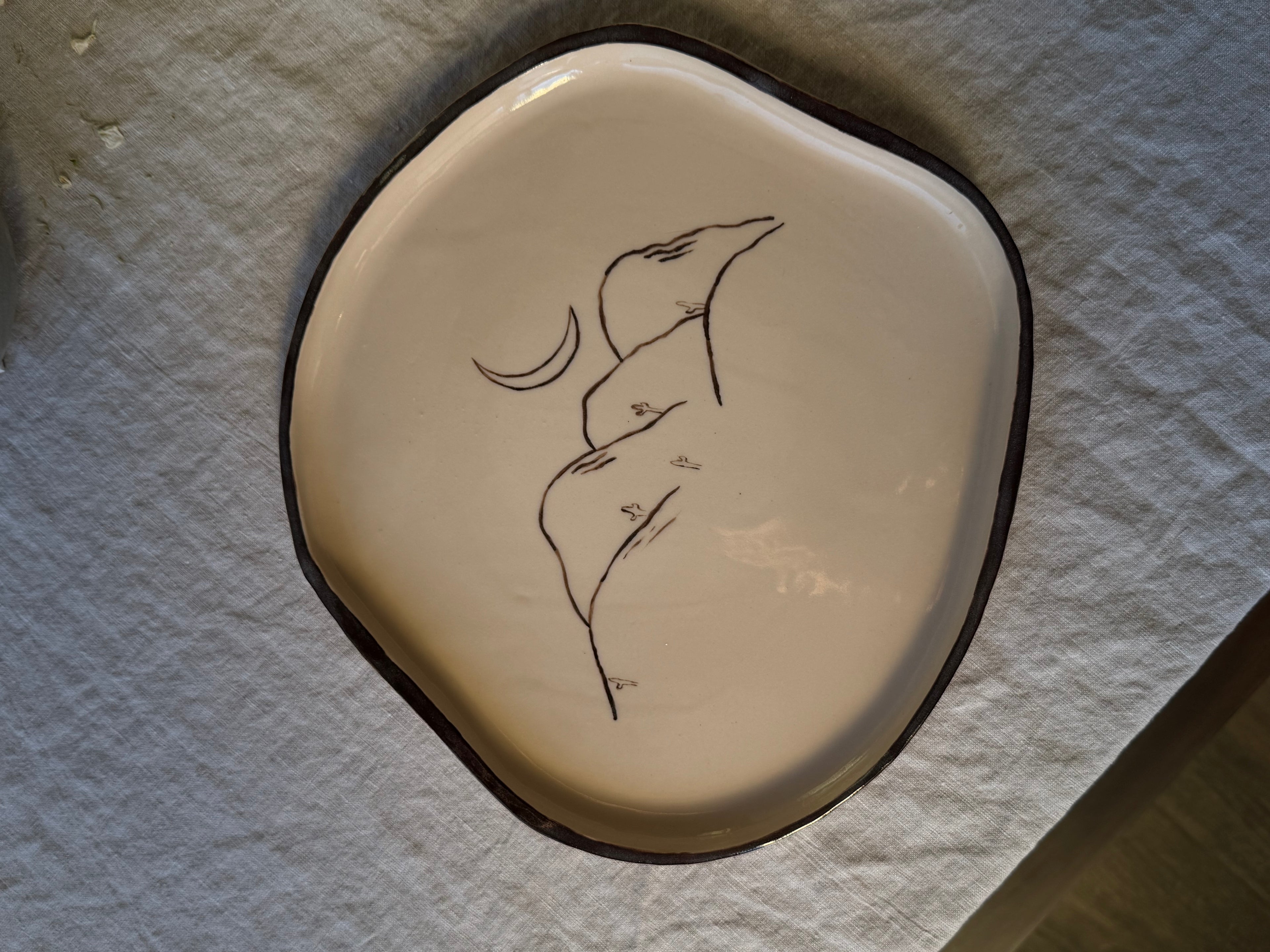 Desert Landscape Dish