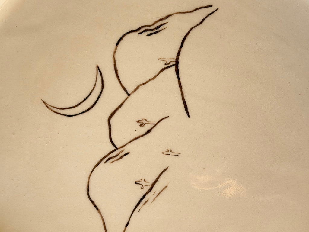 Desert Landscape Dish