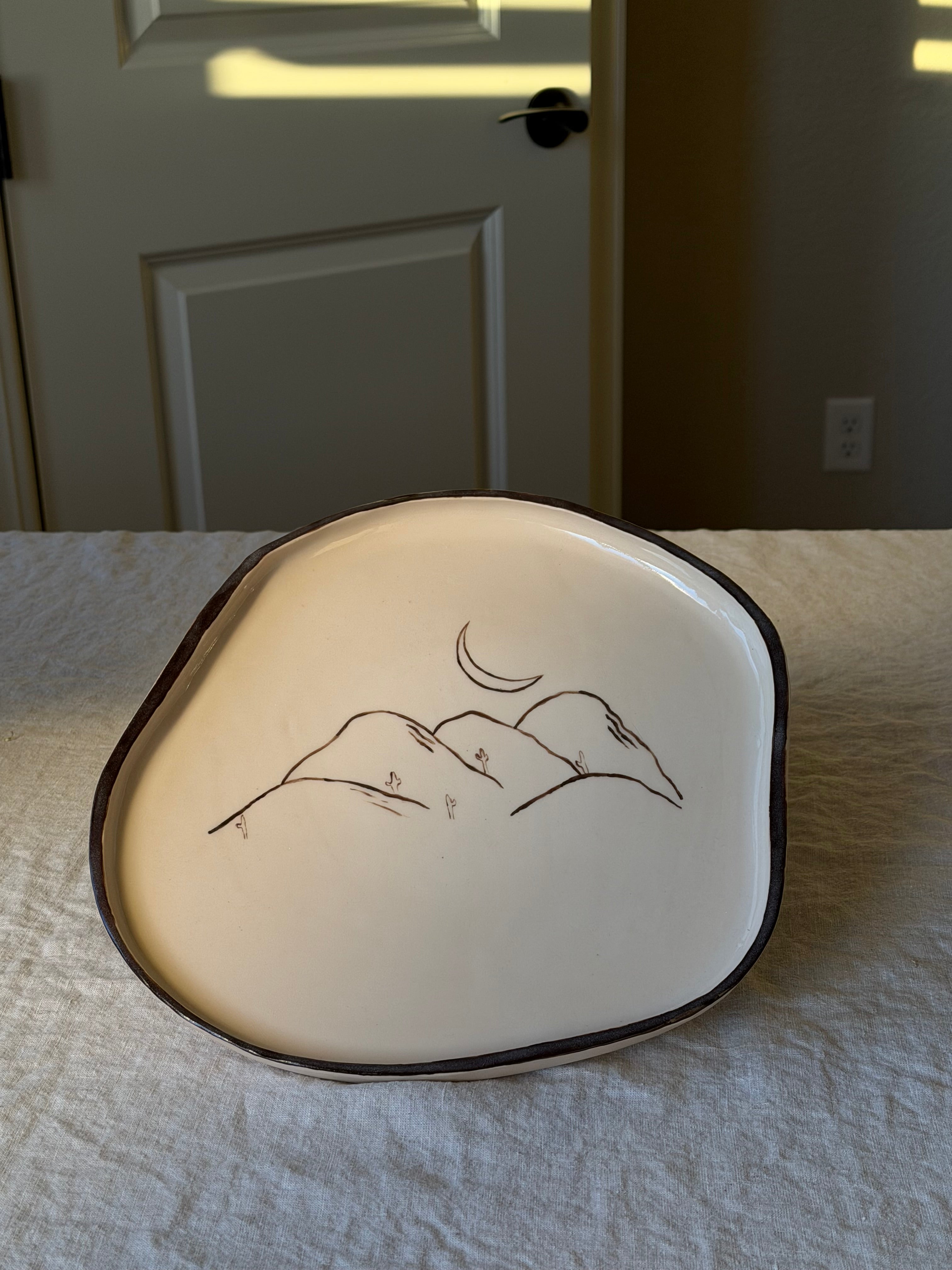 Desert Landscape Dish