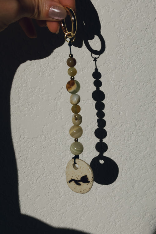 Beaded Tulip Bag Charm 02